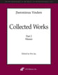 Collected Works, Part 2: Masses Study Scores sheet music cover